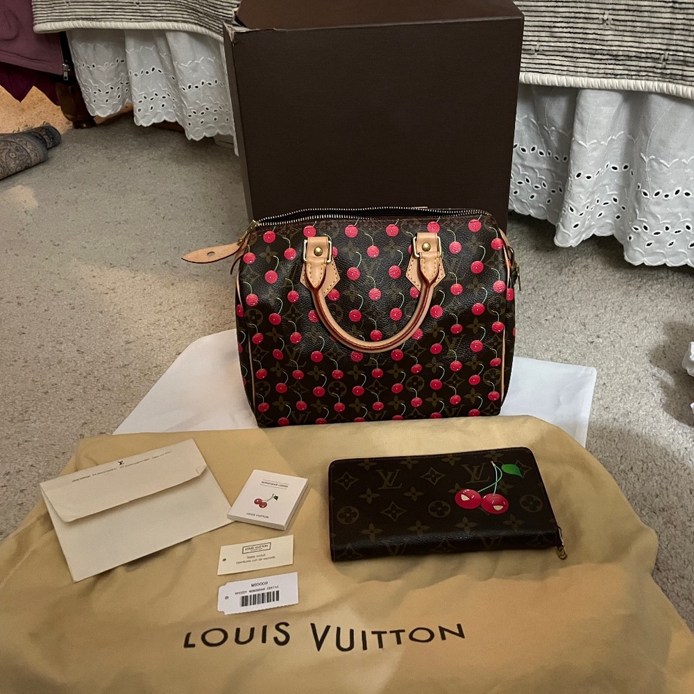 Louis Vuitton Speedy 25 Cherry Cresis vintage